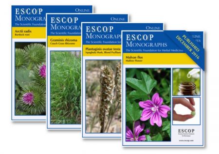 Nuevas monografías online de ESCOP