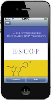 App ESCOP fitoterapia